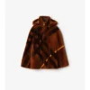 Kappa i intarsia med Burberry-rutmönster Kappa i intarsia med Burberry-rutmönster