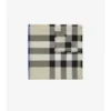 Kashmir- och silkescarf med rutmönster Kashmir- och silkescarf med rutmönster