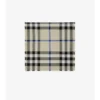 Kashmir- och silkescarf med rutmönster Kashmir- och silkescarf med rutmönster