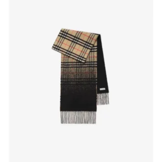 Kashmirscarf med gradientmönster