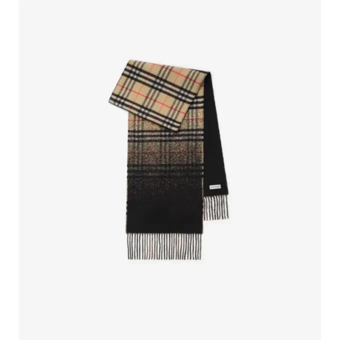 Kashmirscarf med gradientmönster Kashmirscarf med gradientmönster