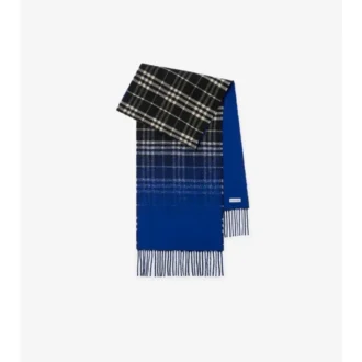 Kashmirscarf med gradientmönster