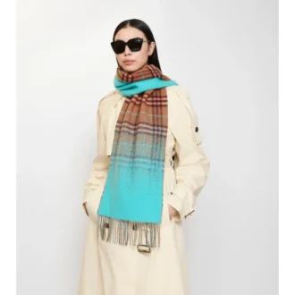 Kashmirscarf med gradientmönster Kashmirscarf med gradientmönster