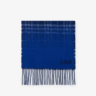 Kashmirscarf med gradientmönster