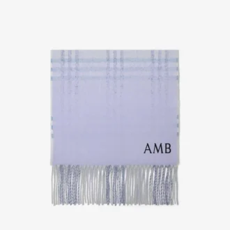 Kashmirscarf med gradientmönster