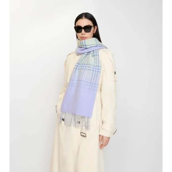 Kashmirscarf med gradientmönster Kashmirscarf med gradientmönster