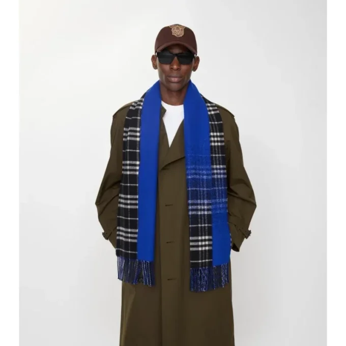 Kashmirscarf med gradientmönster Kashmirscarf med gradientmönster