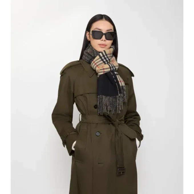 Kashmirscarf med gradientmönster Kashmirscarf med gradientmönster