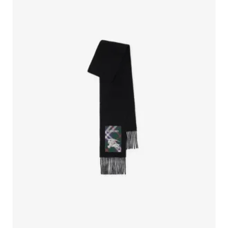 Kashmirscarf med rutmönster