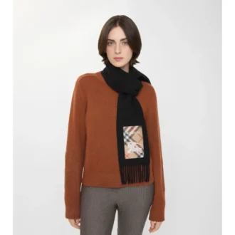 Kashmirscarf med rutmönster