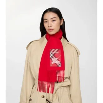 Kashmirscarf med rutmönster