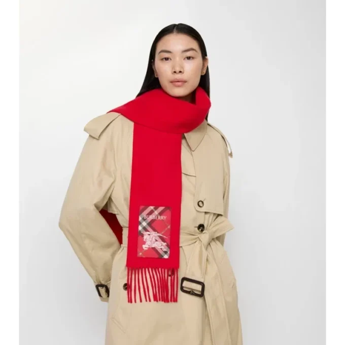 Kashmirscarf med rutmönster Kashmirscarf med rutmönster