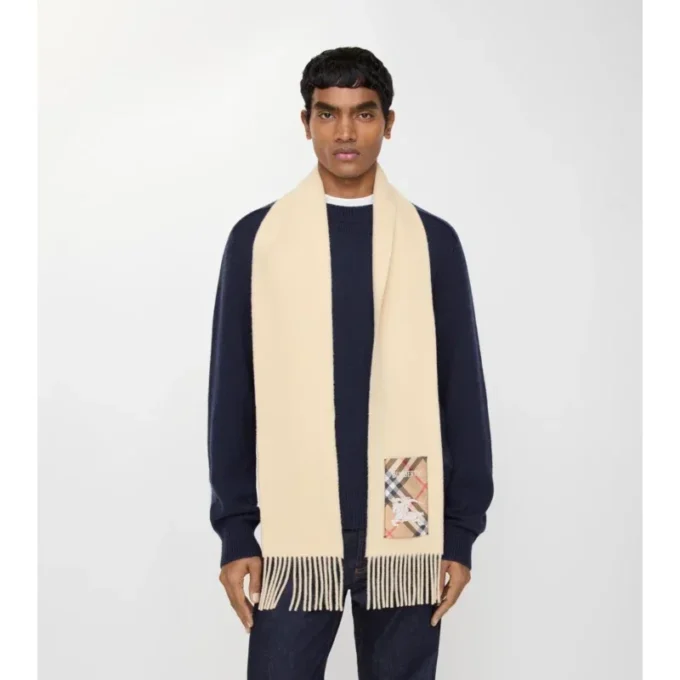 Kashmirscarf med rutmönster Kashmirscarf med rutmönster