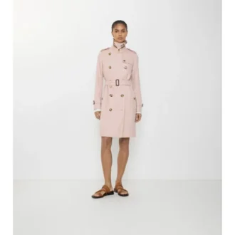 Kensington-trenchcoat i Tropical Gabardine i medellängd