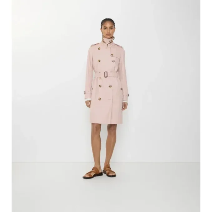 Kensington-trenchcoat i Tropical Gabardine i medellängd Kensington-trenchcoat i Tropical Gabardine i medellängd