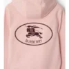 Knight Stamp-hoodie i bomull med dragkedja Knight Stamp-hoodie i bomull med dragkedja