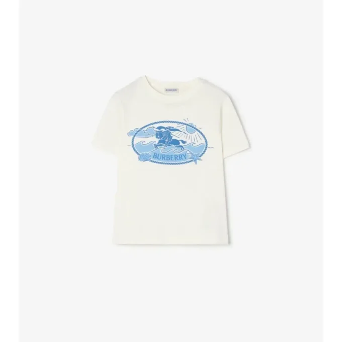 Knight Stamp-T-shirt i bomull Knight Stamp-T-shirt i bomull