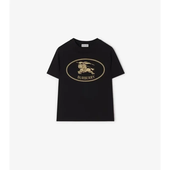 Knight Stamp-T-shirt i bomull Knight Stamp-T-shirt i bomull
