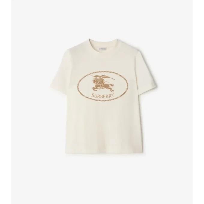 Knight Stamp-T-shirt i bomull Knight Stamp-T-shirt i bomull
