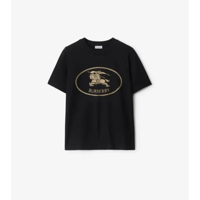 Knight Stamp-T-shirt i bomull Knight Stamp-T-shirt i bomull