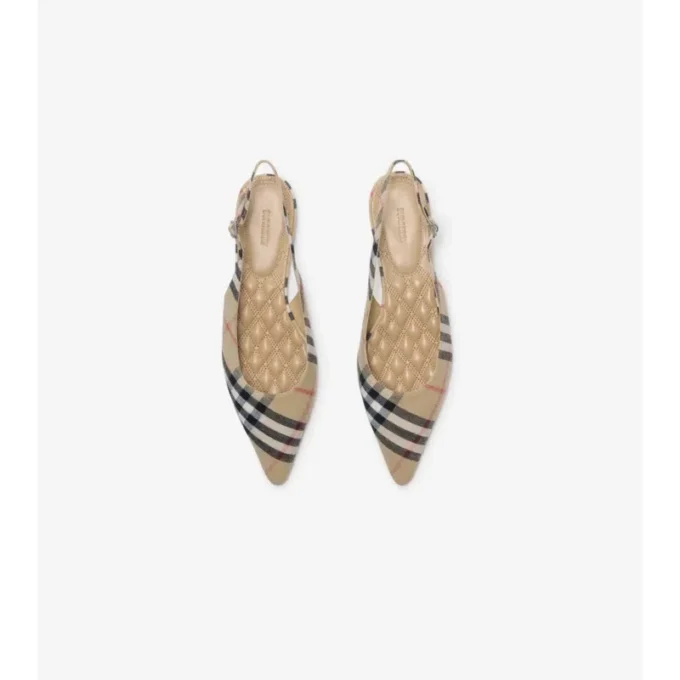 Kolla in Dame Slingback-ballerinaskor
