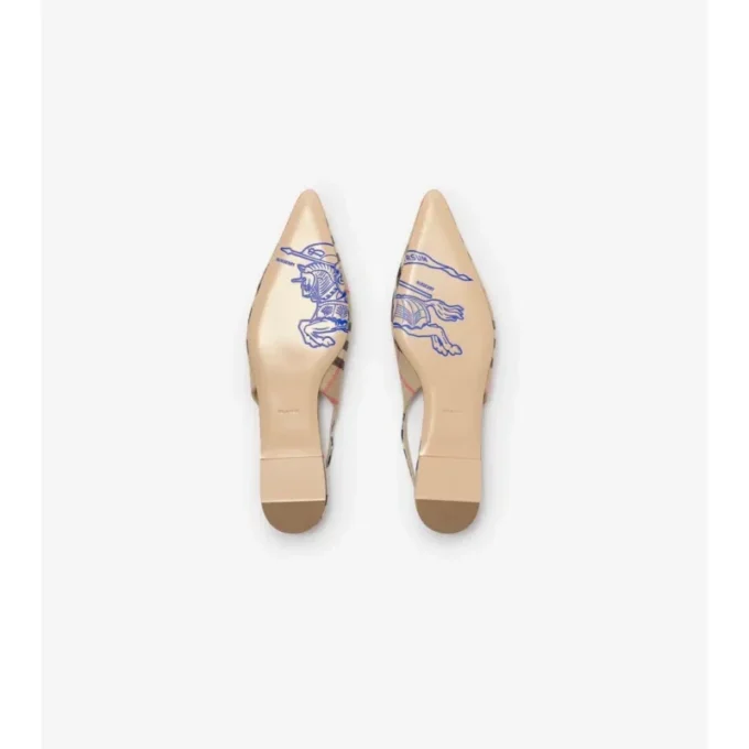 Kolla in Dame Slingback-ballerinaskor