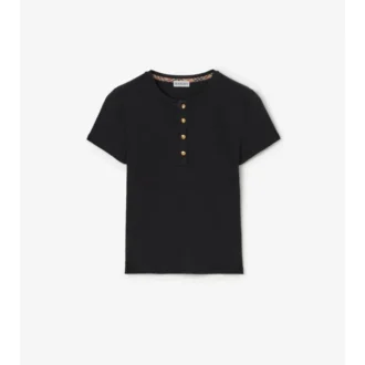 Kort bomullst-shirt