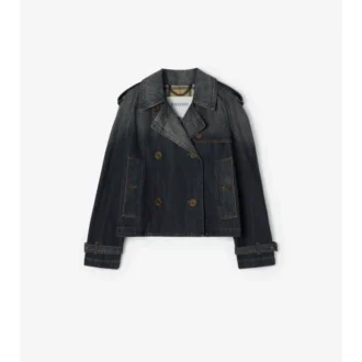 Kort Denim-Mayfair-trenchcoat