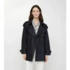 Kort denim-Trench Coat i Fitzrovia-modell Kort denim-Trench Coat i Fitzrovia-modell