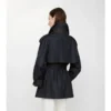 Kort denim-Trench Coat i Fitzrovia-modell Kort denim-Trench Coat i Fitzrovia-modell