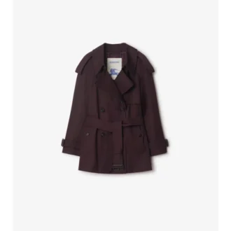 Kort gabardine-Trench Coat Fitzrovia