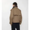 Kort gabardine-trenchcoat Kort gabardine-trenchcoat
