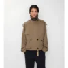 Kort gabardine-trenchcoat Kort gabardine-trenchcoat