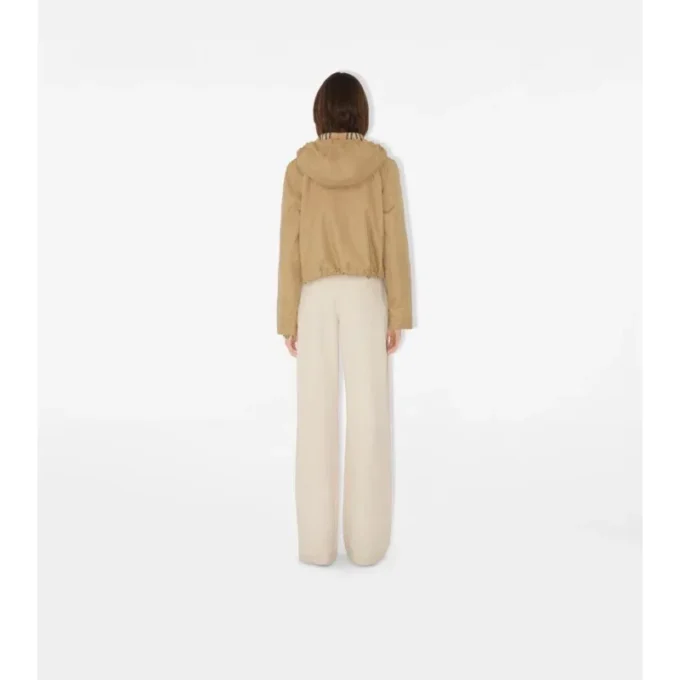 Kort gabardineparkas