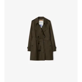 Kort Kensington-Trench Coat i Tropical Gabardine