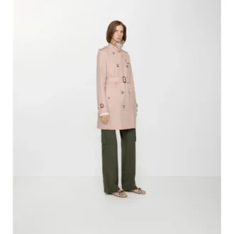 Kort Kensington-Trench Coat i Tropical Gabardine