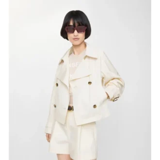 Kort, lätt Ladybrook-trenchcoat