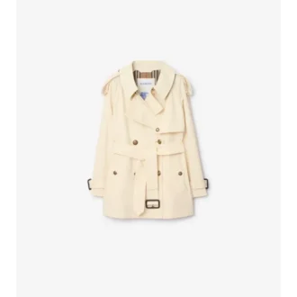 Kort, lätt Trench Coat i bomull, Fitzrovia