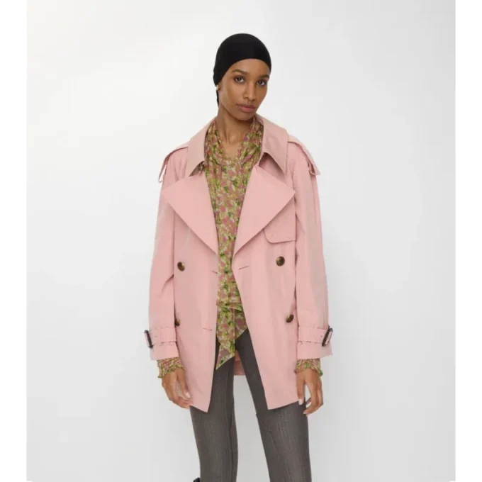 Kort, lätt Trench Coat i bomull, Fitzrovia Kort, lätt Trench Coat i bomull, Fitzrovia