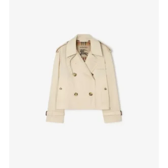 Kort Mayfair-trenchjacka i Tropical Gabardine