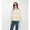 Kort Mayfair-trenchjacka i Tropical Gabardine