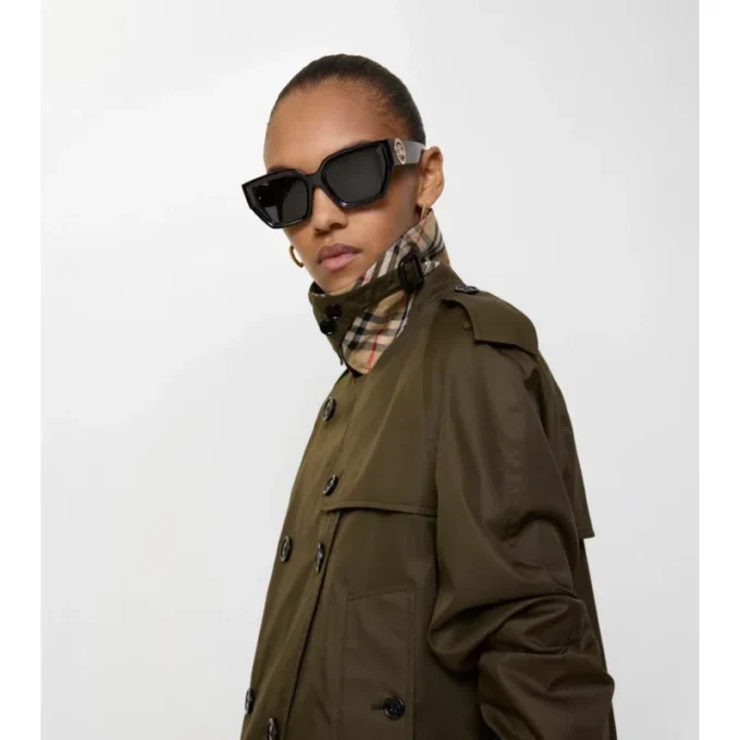 Kort Mayfair-trenchjacka i Tropical Gabardine Kort Mayfair-trenchjacka i Tropical Gabardine