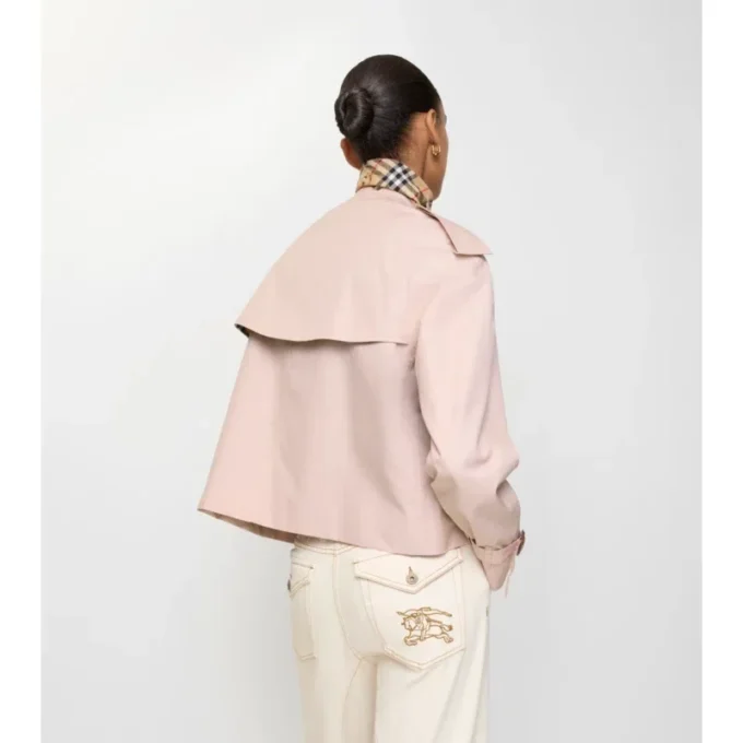 Kort Mayfair-trenchjacka i Tropical Gabardine Kort Mayfair-trenchjacka i Tropical Gabardine