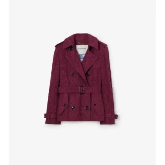 Kort paisley-spets Foxfield-Trench Coat