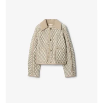 Kort quiltad Floriston-jacka i nylon