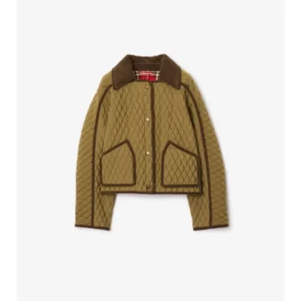 Kort quiltad Floriston-jacka i nylon