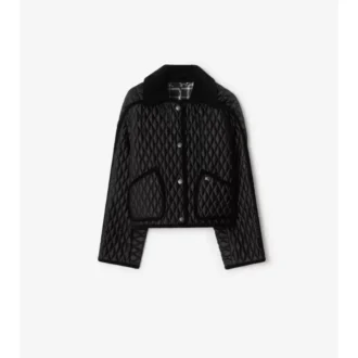 Kort quiltad Floriston-jacka i nylon