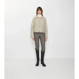 Kort quiltad Floriston-jacka i nylon