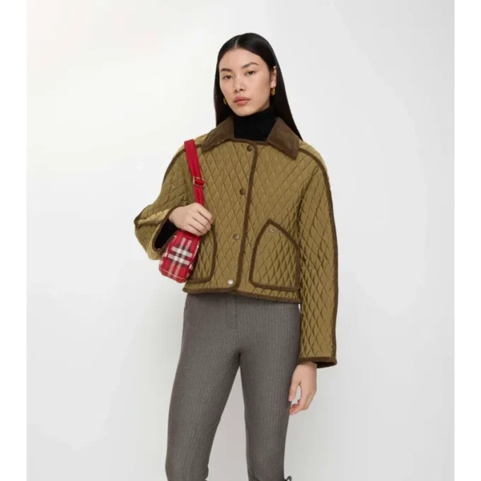 Kort quiltad Floriston-jacka i nylon Kort quiltad Floriston-jacka i nylon
