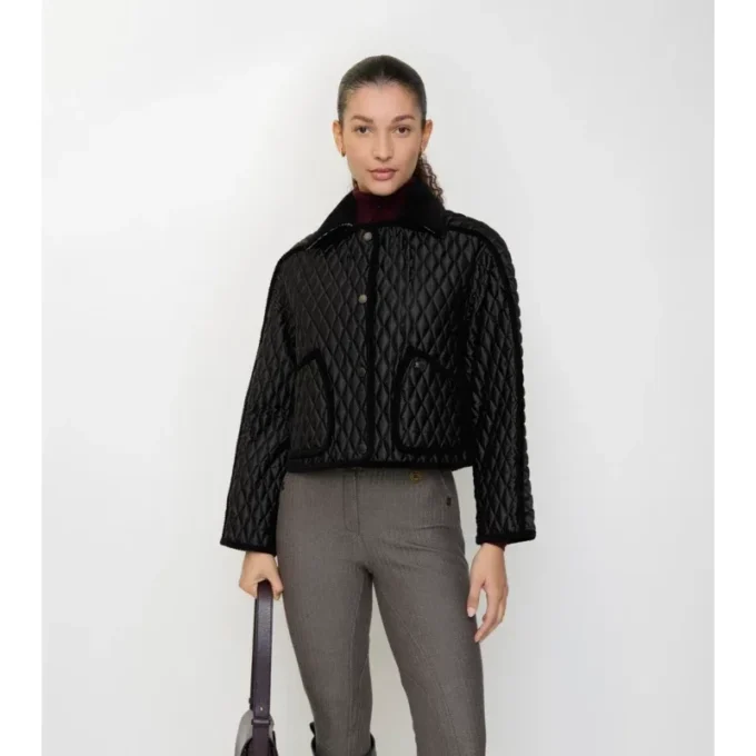 Kort quiltad Floriston-jacka i nylon Kort quiltad Floriston-jacka i nylon